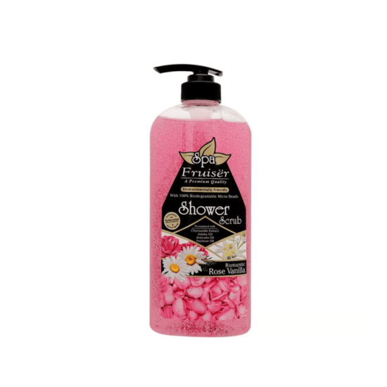 FRUISER SPA SHOWER SCRUB ROSE VANILLA 730ML