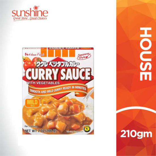 HOUSE KUKURE VEGE.CURRY MILD 200GM