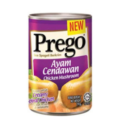 PREGO CHICKEN MUSHROOM PASTA SAUCE 290GM PREGO CHICKEN MUSHROOM PASTA SAUCE 290GM