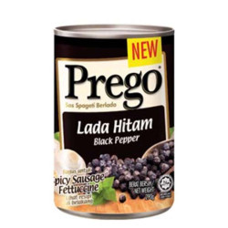 PREGO BLACK PEPPER PASTA SAUCE 290GM PREGO BLACK PEPPER PASTA SAUCE 290GM