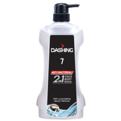 DASHING 2 IN 1 FACE BODY WASH HATTRICK 700G