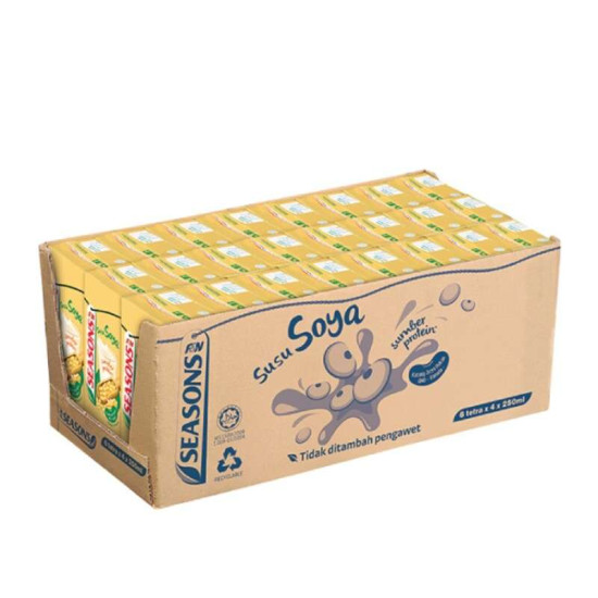 SEASONS SOYA BEAN 250ML*6*4