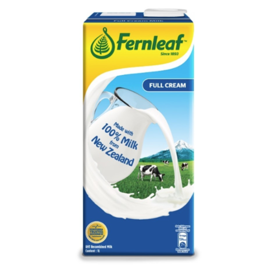 FERNLEAF FULL CREAM UHT MILK 1L