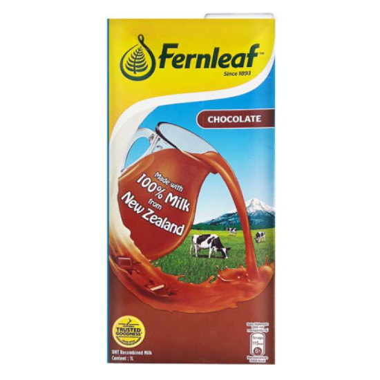 FERNLEAF CHOCOLATE UHT MILK 1L