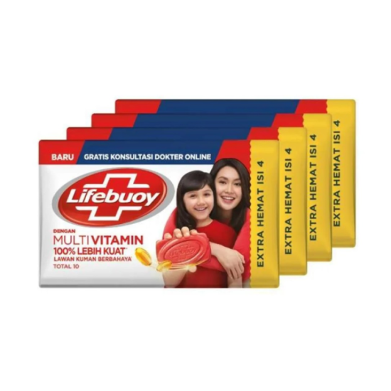 LIFEBUOY SOAP - TOTAL10 3+1*100G