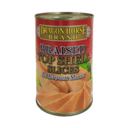 DRAGON HORSE BRAISED TOP SHELL SLICE 425GM DRAGON HORSE BRAISED TOP SHELL SLICE 425GM