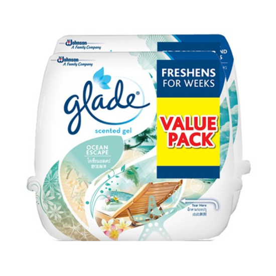 GLADE - SCENTED GEL OCEAN (TWIINPACK) 180G*2 GLADE - SCENTED GEL OCEAN (TWIINPACK) 180G*2