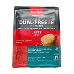 GOLD CHOICE DUAL FREEZE COFFEE LATTE 30GM*12 GOLD CHOICE DUAL FREEZE COFFEE LATTE 30GM*12