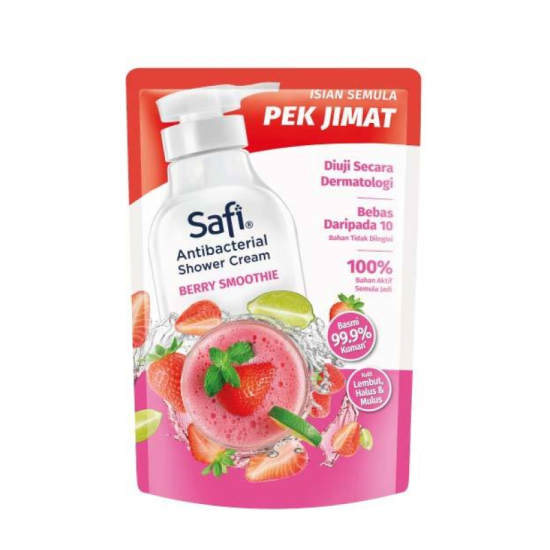 SAFI ANTIBAC SHOWER (REFILL) BERRY SMOOTHIE 750G