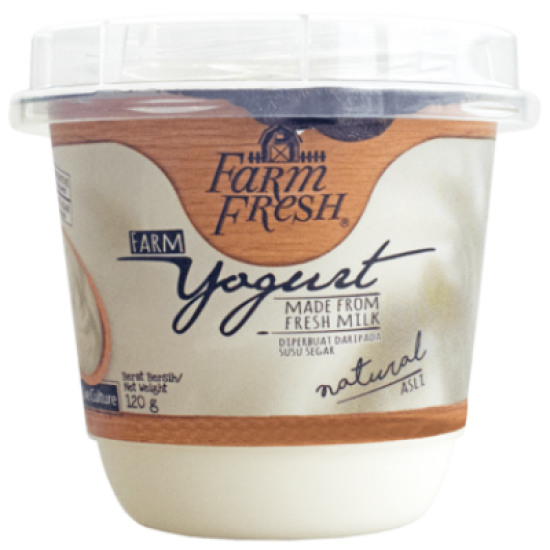 FARM FRESH YOGURT NATURAL 120G