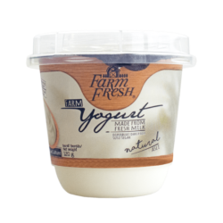 FARM FRESH YOGURT NATURAL 120G FARM FRESH YOGURT NATURAL 120G
