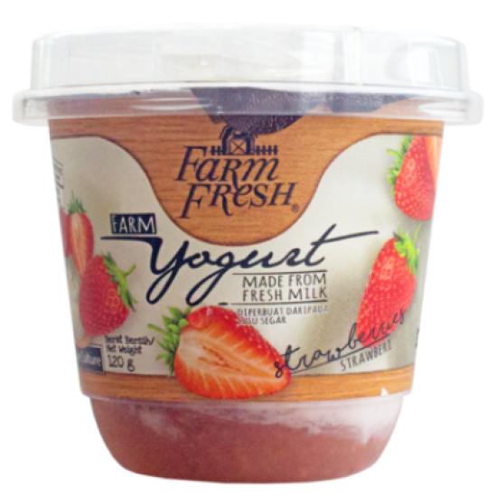 FARM FRESH YOGURT STRAWBERRY 120G