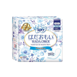 SOFY HADAOMOI PANTY LINER UNSCENTED 14CM 72'S SOFY HADAOMOI PANTY LINER UNSCENTED 14CM 72'S
