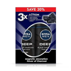 NIVEA MEN DEODORANT - DEEP 50ML*2 NIVEA MEN DEODORANT - DEEP 50ML*2