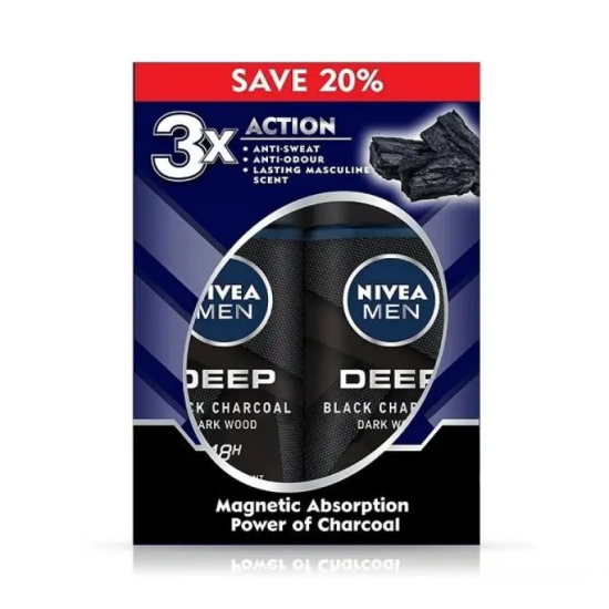 NIVEA MEN DEODORANT - DEEP 50ML*2