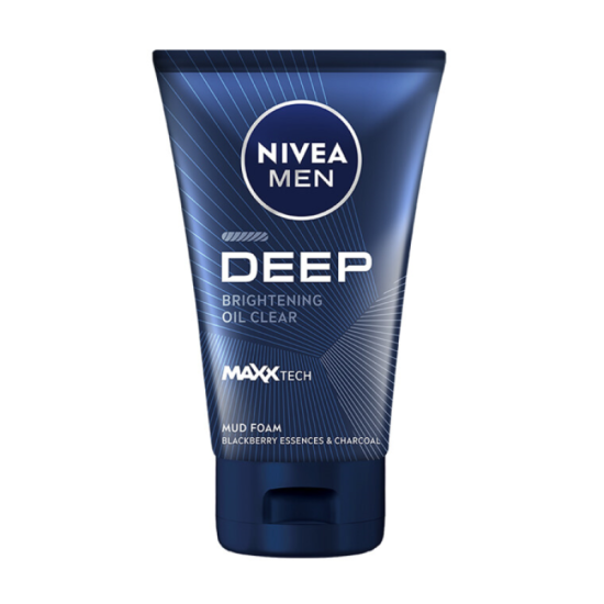 NIVEA MEN DEEP BRIGHTENING OIL CLEAR MUD FOAM 100G