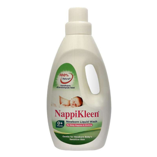NAPPIKLEEN NEWBORN LIQUID WASH 1KG NAPPIKLEEN NEWBORN LIQUID WASH 1KG