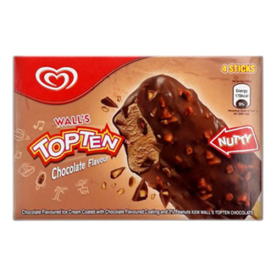 WALL'S TOP TEN ICE CREAM CHOCOLATE 73ML*4