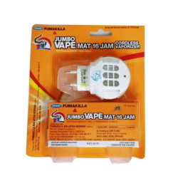 FUMAKILLA JUMBO VAPE MAT 16 JAM CORDLESS FUMAKILLA JUMBO VAPE MAT 16 JAM CORDLESS