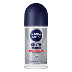NIVEA MEN DEODORANT ROLL ON - SILVER PROTECT 50ML NIVEA MEN DEODORANT ROLL ON - SILVER PROTECT 50ML