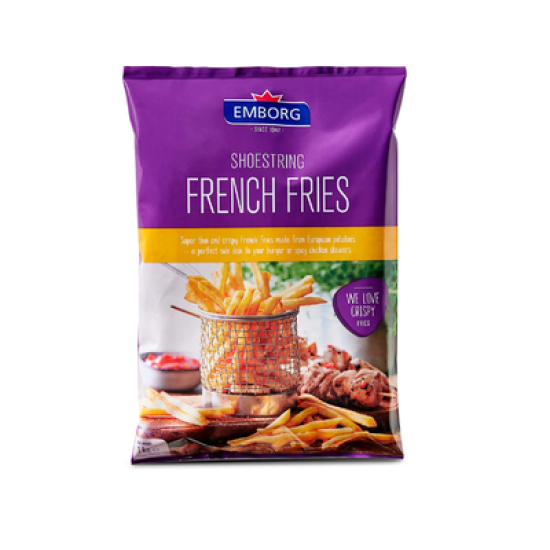 EMBORG FRENCH FRIES SHOESTRING 1KG