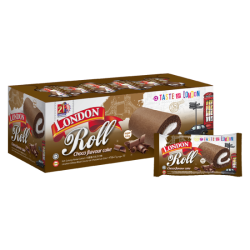 LONDON SWISS ROLL CHOCOLATE 16G*20 LONDON SWISS ROLL CHOCOLATE 16G*20