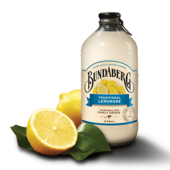 BUNDABERG TRADITIONAL LEMONADE 375ML