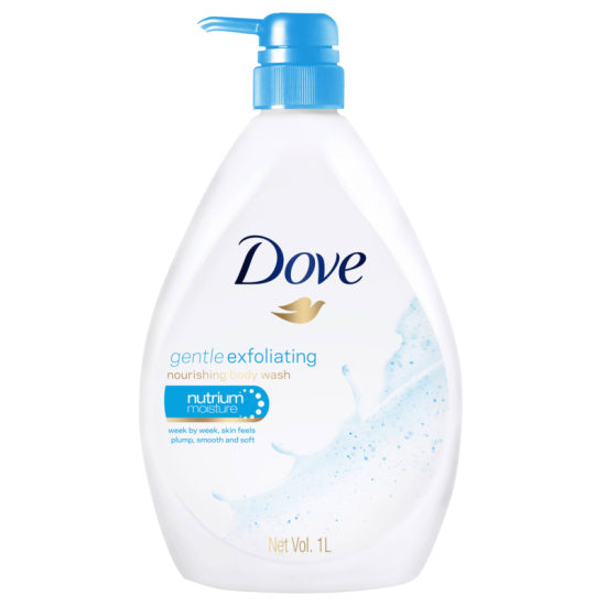 DOVE BODY WASH - EXFOLIATING 1000ML