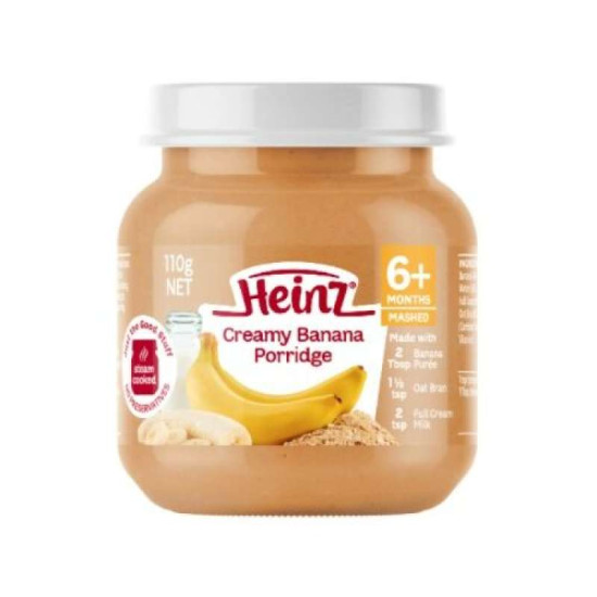 HEINZ CREAMY BANANA PORRIDGE 110G