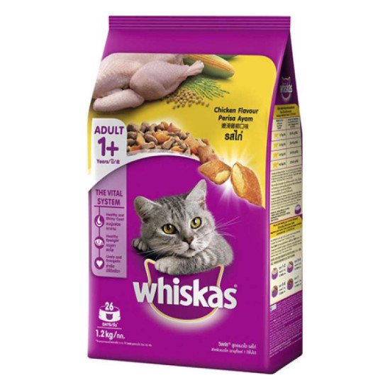 WHISKAS DRY - CHICKEN 1.2KG