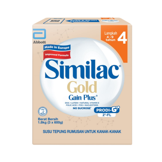 SIMILAC S4 GL+2FL 1.8KG BIB