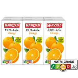 MARIGOLD 100% JUICE ORANGE 200ML*3 MARIGOLD 100% JUICE ORANGE 200ML*3