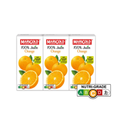 MARIGOLD 100% JUICE ORANGE 200ML*3