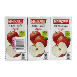 MARIGOLD 100% JUICE APPLE 200ML*3 MARIGOLD 100% JUICE APPLE 200ML*3