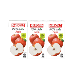 MARIGOLD 100% JUICE APPLE 200ML*3