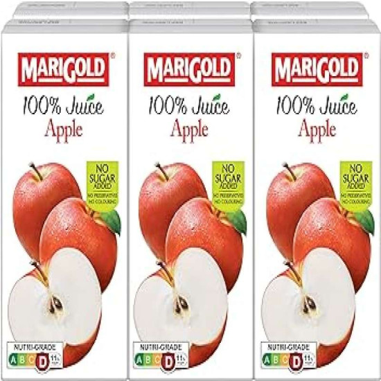 MARIGOLD 100% JUICE APPLE 200ML*3