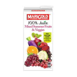 MARIGOLD 100% JUICE MIXED SUMMER FRUITS & VEGGIES 1L