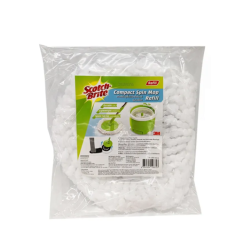 SCOTCH BRITE SINGLE BUCKET COMPACT SPIN MOP REFILL SCOTCH BRITE SINGLE BUCKET COMPACT SPIN MOP REFILL