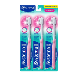 SYSTEMA TOOTHBRUSH (SUPER VALUE PACK) COMPACT 3S SYSTEMA TOOTHBRUSH (SUPER VALUE PACK) COMPACT 3S