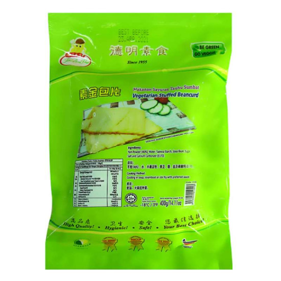 TEIK BENG VEGETARIAN STUFFED BEANCURD 400G