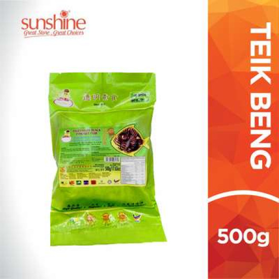 TEIK BENG VEGETARIAN BLACK POMPRET FISH 500G