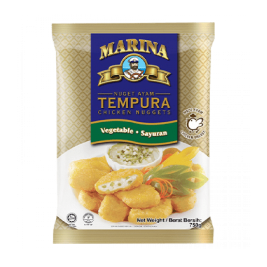 MARINA TEMPURA CHICKEN NUGGETS VEGETABLE 750G