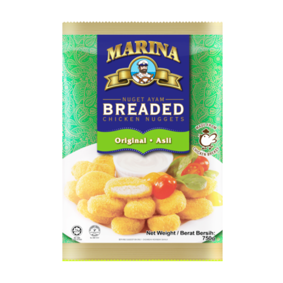 MARINA BREADED CHICKEN NUGGETS ORIGINAL 750G