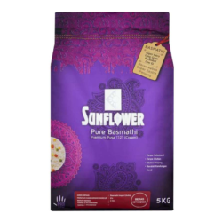 SUNFLOWER PURE BASMATHI PREMIUM PUSA 1121 CRM 5KG SUNFLOWER PURE BASMATHI PREMIUM PUSA 1121 CRM 5KG