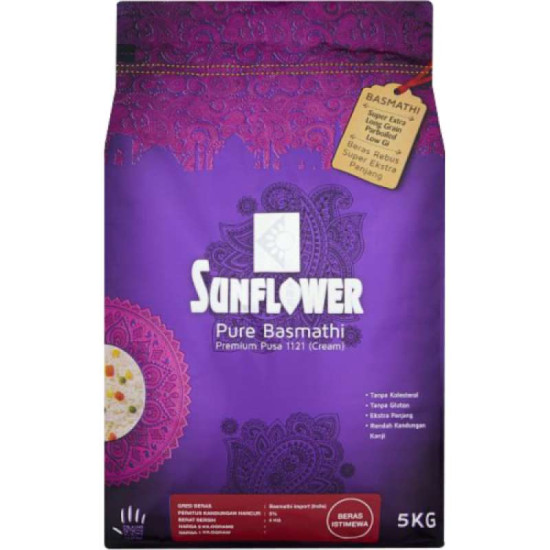 SUNFLOWER PURE BASMATHI PREMIUM PUSA 1121 CRM 5KG