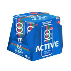 100 PLUS ACTIVE 300ML*4 100 PLUS ACTIVE 300ML*4