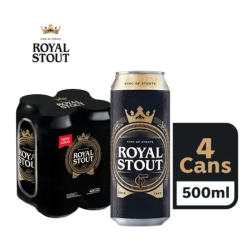 ROYAL STOUT BEER 500ML*4 ROYAL STOUT BEER 500ML*4
