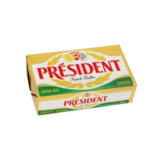 PRESIDENT SALTED BUTTER 200G