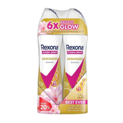 REXONA WOMEN DEODORANT SAKURA RADIANCE 135ML*2 REXONA WOMEN DEODORANT SAKURA RADIANCE 135ML*2