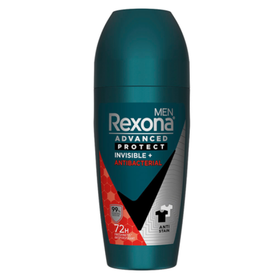 REXONA MEN DEODORANT INVISIBLE ANTIBAC 50ML